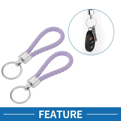 Car Keychain with Ring Zinc Alloy Silver Tone for Universal Use