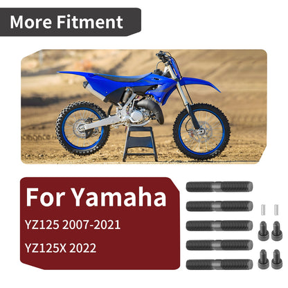 Cylinder Head Studs for Yamaha YZ125/YZ125X (2007–2022)