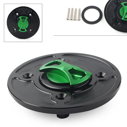 CNC Fuel Gas Tank Cap Cover for Kawasaki Ninja 400 650 Z900 Versys (2018–2023)