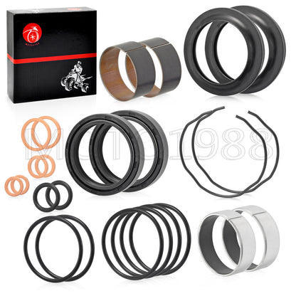 Fork Bushing Dust Oil Seals Kit for Suzuki GSX-R600 GSX-R750 GSF1200 (2001–2008)