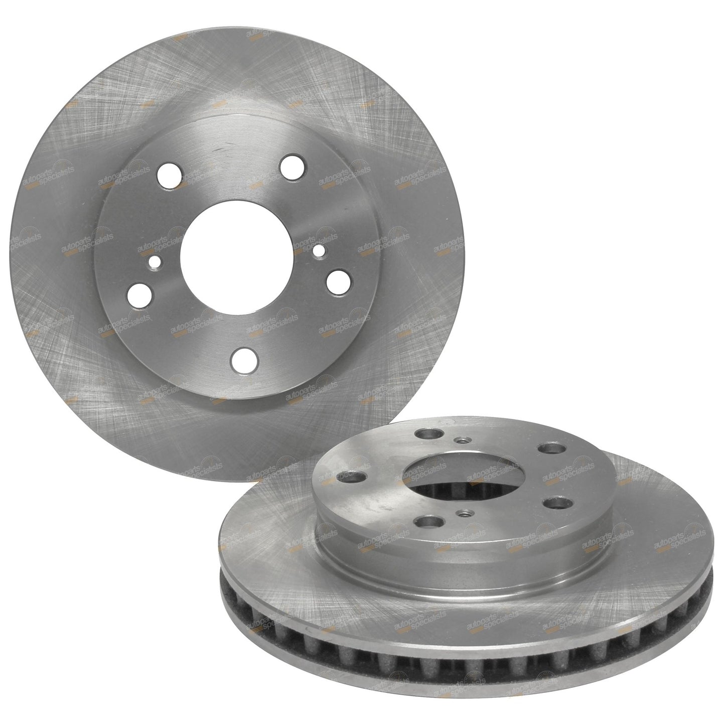 2 Front Disc Brake Rotors for Toyota Hilux (2005–2015)