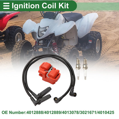 Set of 2 Ignition Coils for Polaris Ranger 800 (2011–2017) No. 4012888/4012889