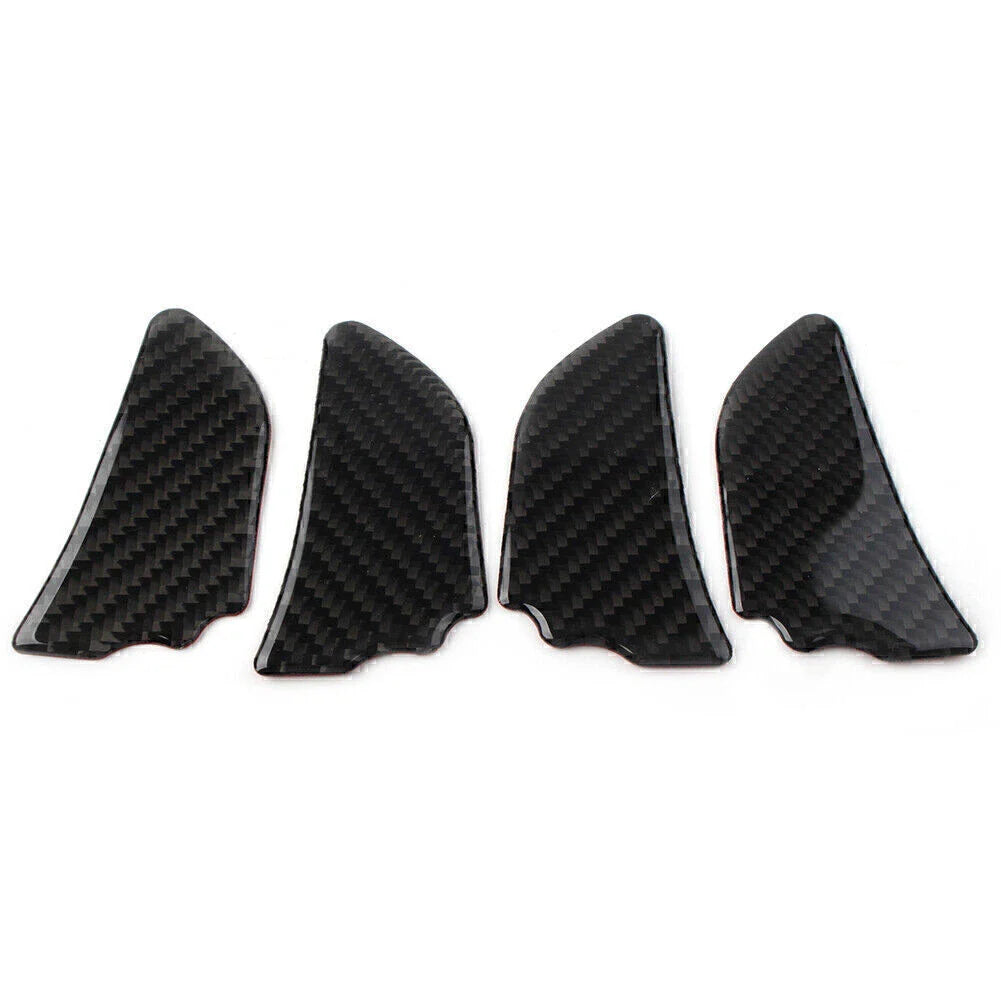 4 x Carbon Fiber Interior Door Bowl Cover Trim for Subaru Forester (2013-2018)