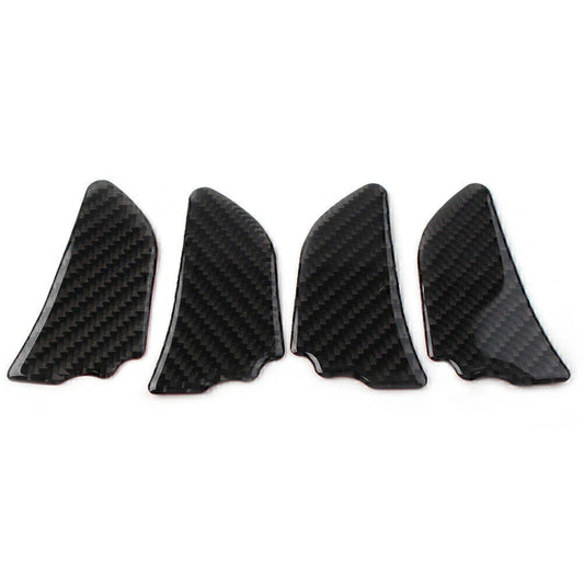 4 x Carbon Fiber Interior Door Bowl Cover Trim for Subaru Forester (2013-2018)