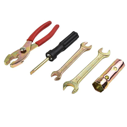 5x Motorcycle Tool Pliers Wrench Spark Plug Remover With Storage Bag for Motorcycle