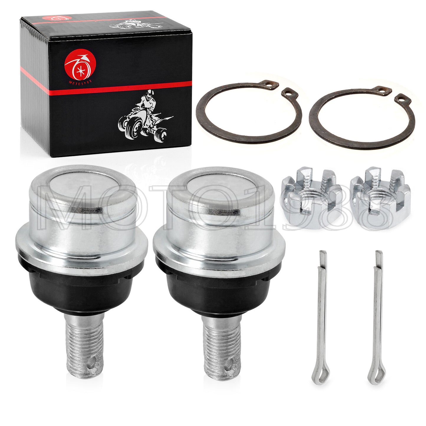 Set of 2 Front & Lower Ball Joint Kit for Honda Rancher TRX350 TRX420 (2000–2023)