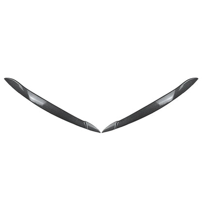 Carbon Fiber Headlight Eyelid Covers for BMW X5 E70 (2008-2013)