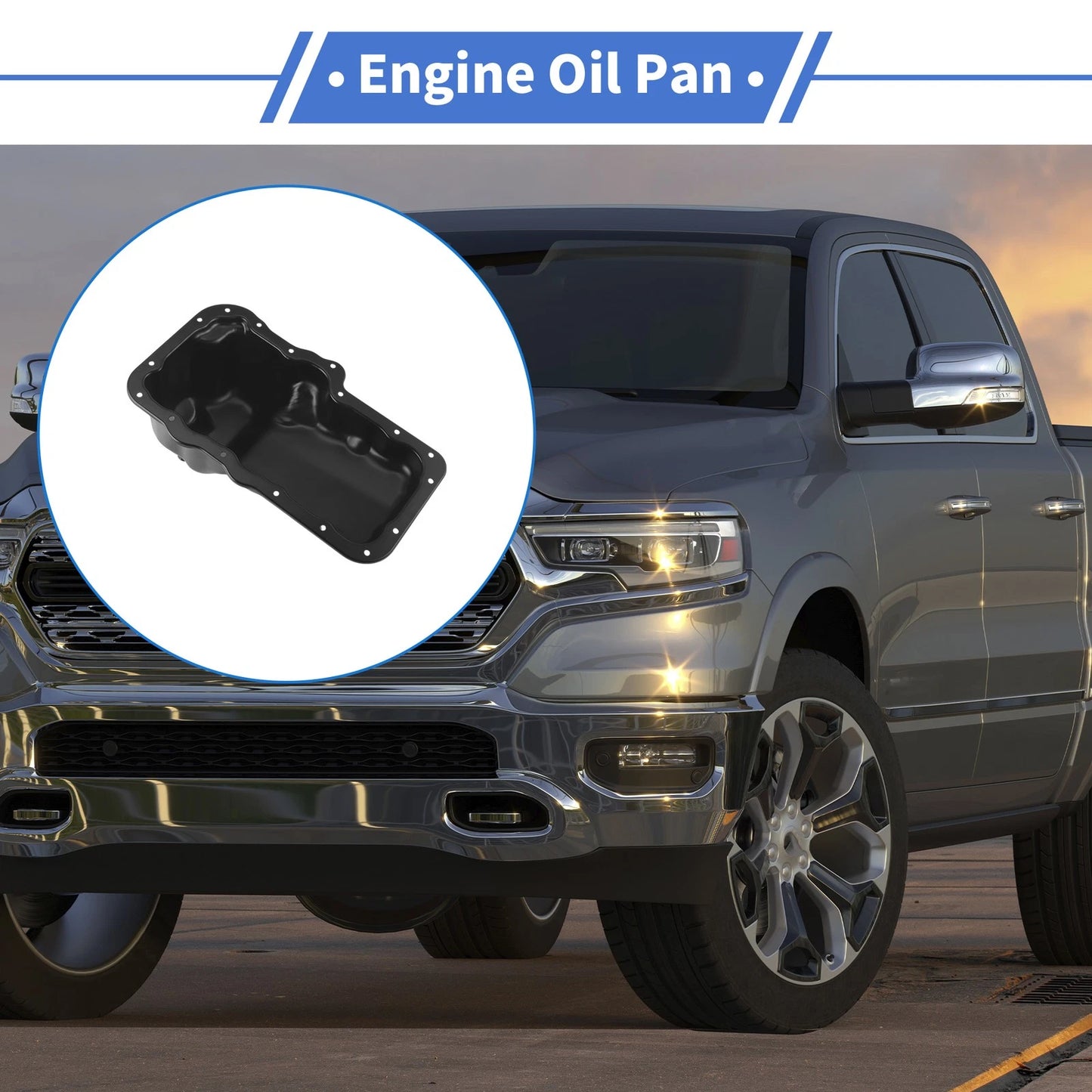 Engine Oil Pan for Dodge Dakota (2006–2010) No.53021755AA/53021755AB
