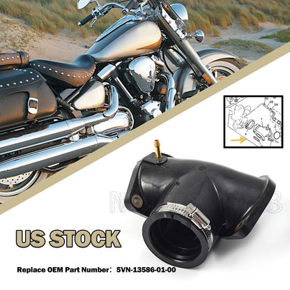 Carburetor Intake Manifold Boot for Yamaha Road Star 1700 (2004–2007)