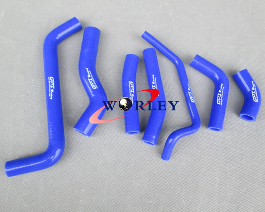 Silicone Radiator Hose for Kawasaki KX450F (2009–2015) - Red