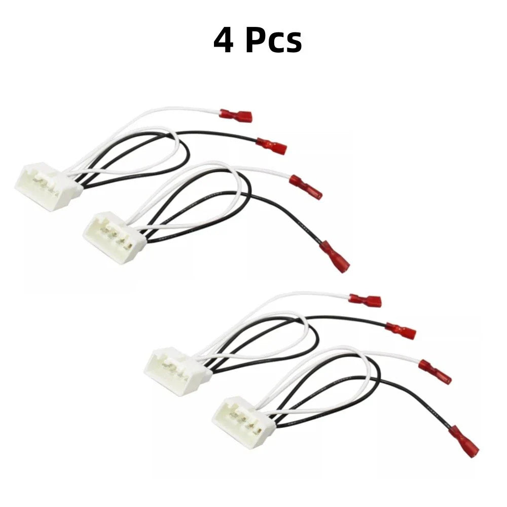 4 x Car Speaker Connector Harness Adapter for Ford Focus, Mazda RX8, Lincoln MKX