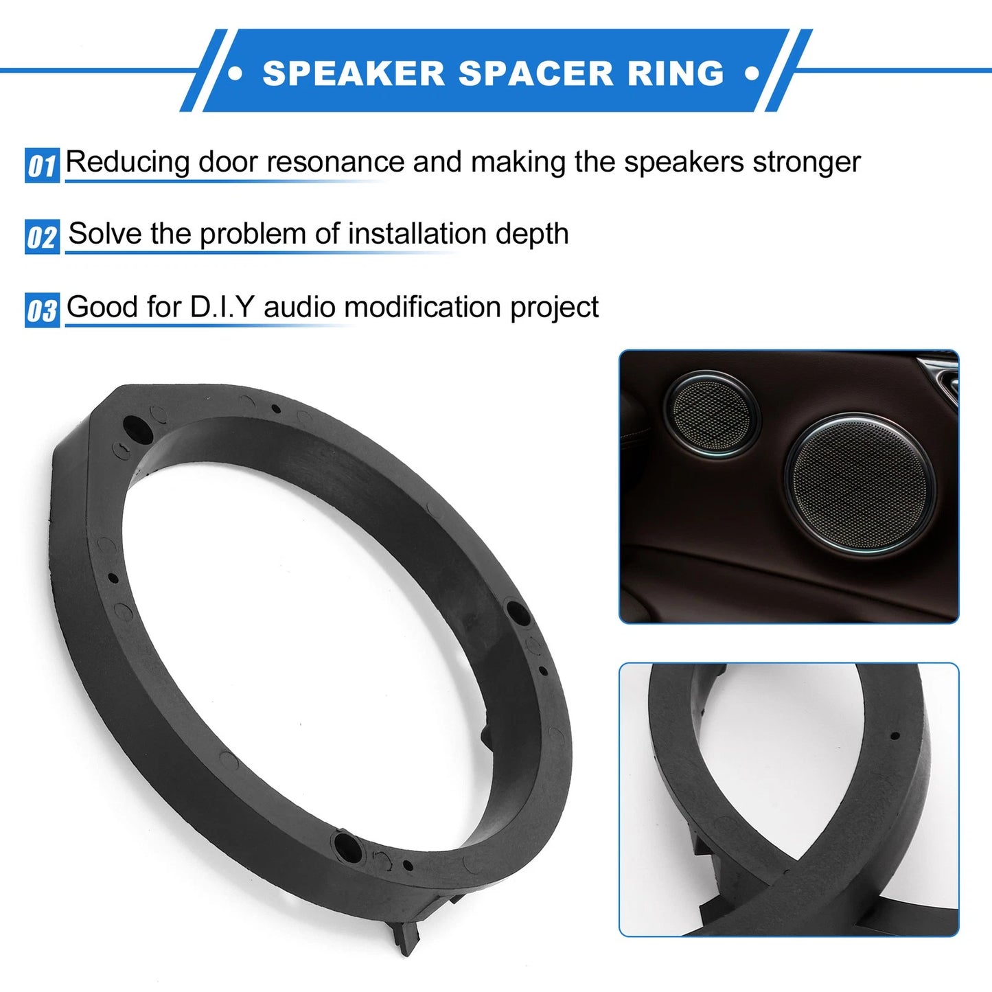2X Speaker Spacer Ring for Honda Civic (6.5'' Tweeter)