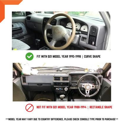Dash Mat Carpet Cover for Nissan Navara D21 (1997-2001)