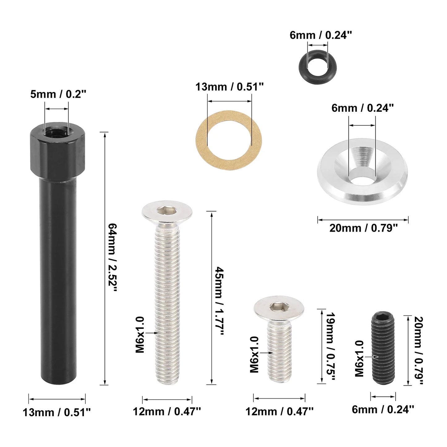 Engine Valve Cover Washer Bolt Kit for Honda D-Series D15 (1992-2000)