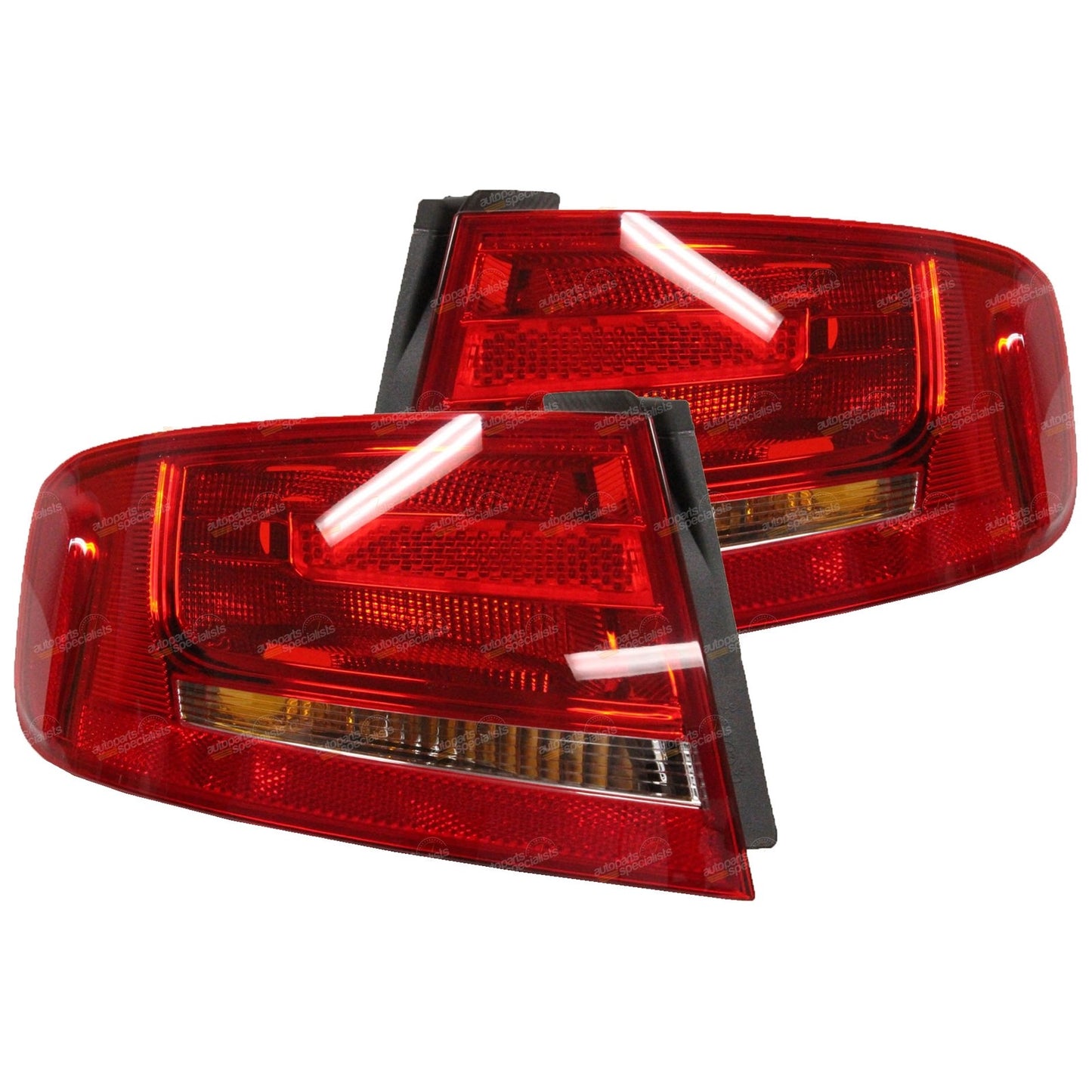 Set of 2 Non-LED Outer Tail Lights for Audi A4 B8 Sedan (2008–2012)