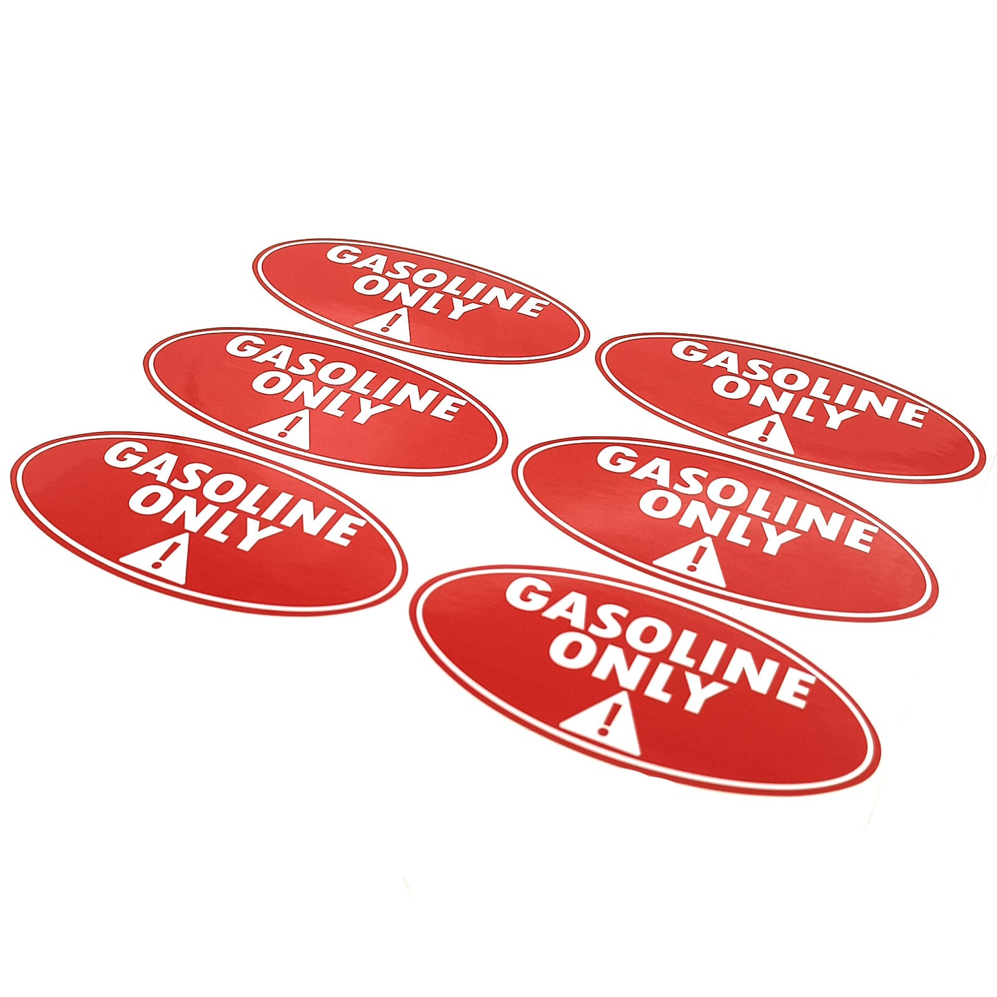 Gasoline Only Sticker Label for Truck (Weatherproof Vinyl)