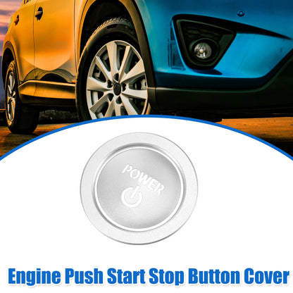 Push Start Stop Button Cover Trim Ring for Toyota
