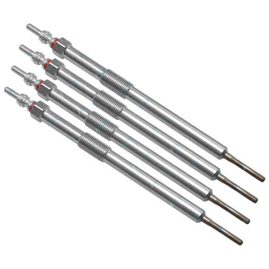 Set of 4 Bosch Glow Plugs for Nissan QASHQAI J11 1.6L R9M Diesel Engine 14~19