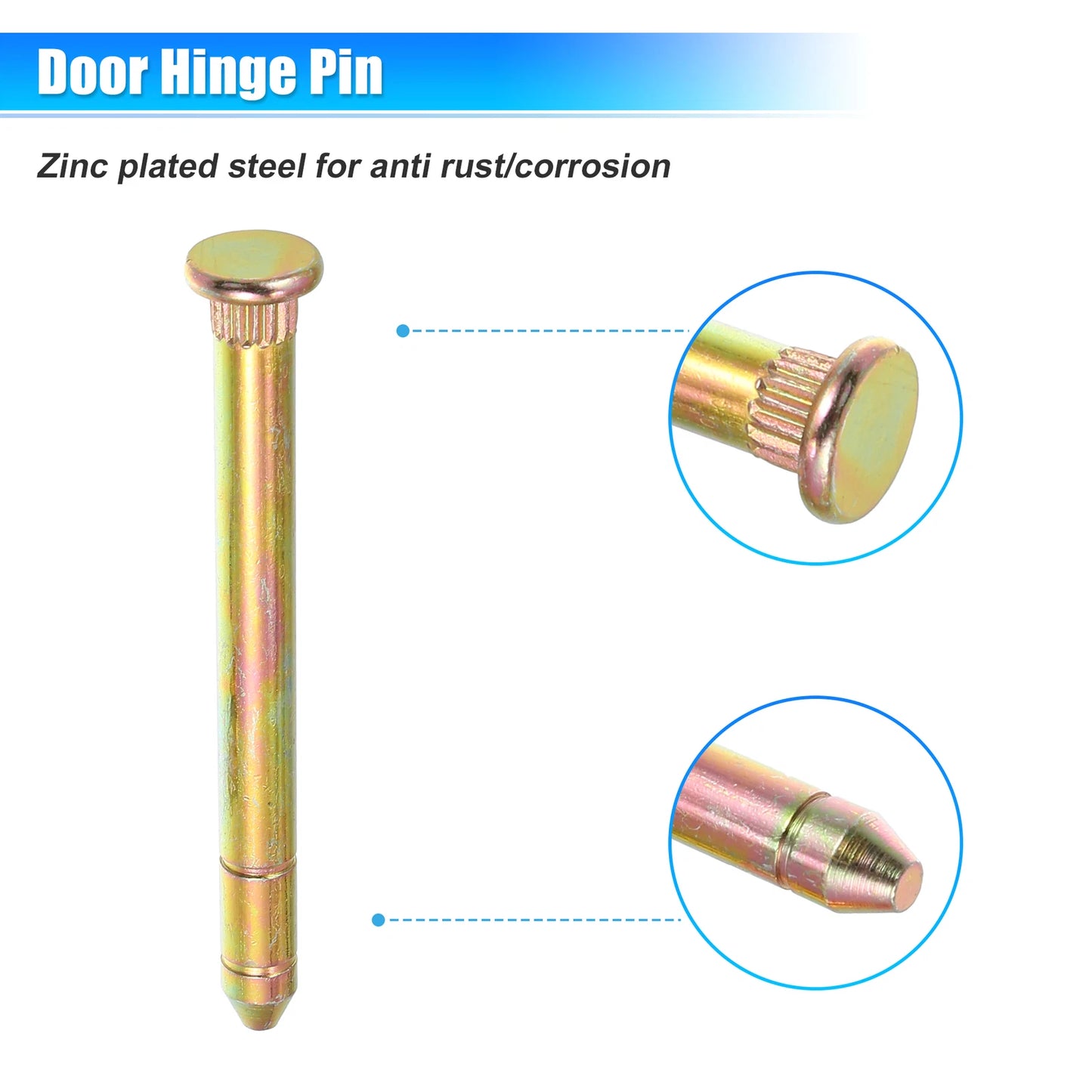 Set of 2 Door Hinge Pin and Bushing Repair Kits for Ford F-100 F-150 (1980–1983)