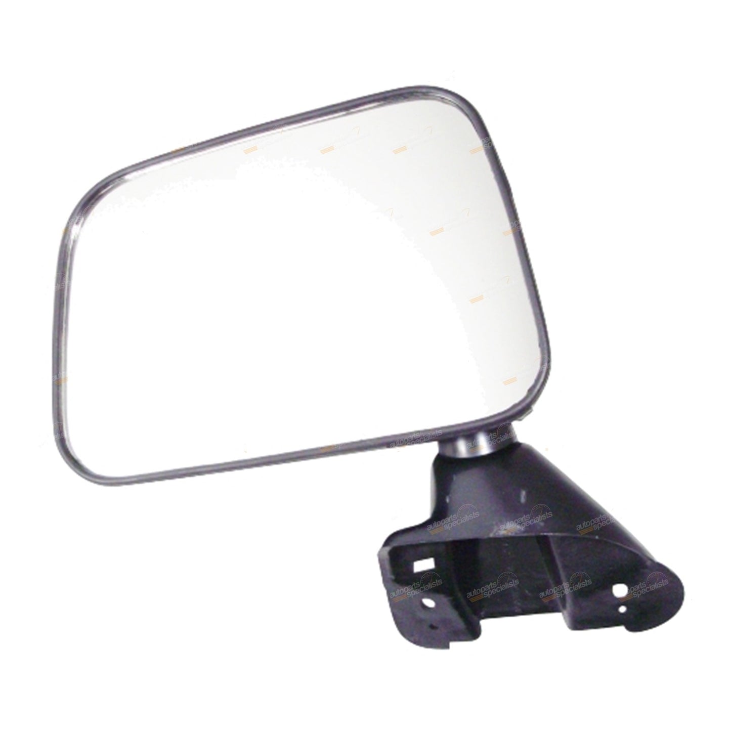 Set of 2 Black Manual Door Mirrors for Toyota Hilux (1983–2004)
