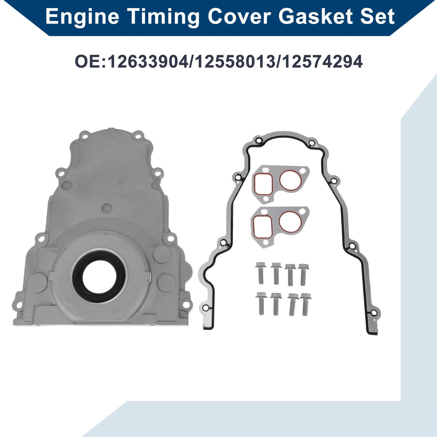 Engine Timing Cover Gasket Set for 4.8L (2000–2006)