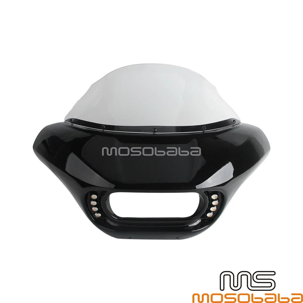 LED DRL Headlight Fairing for Harley Softail Fat Bob FXFB (2018-2023)