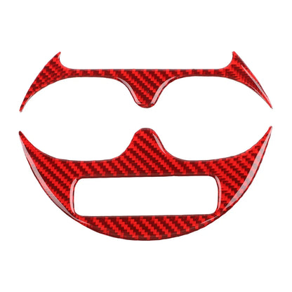 Carbon Fiber Cup Holder Trim for Abarth 595/695 & Fiat 500 (2016–2024)