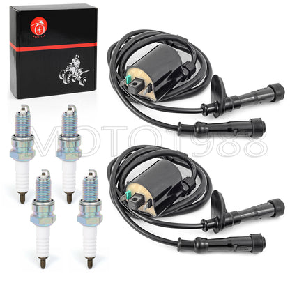 Ignition Coil & Spark Plug Kit for Honda Shadow ACE 750 (1998–2003)
