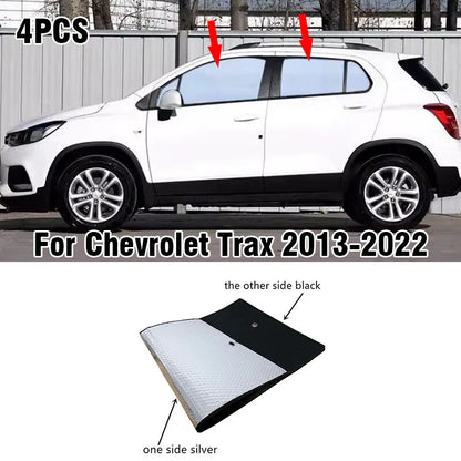 4 x Side Window Camp Privacy Sunshade for Chevrolet Trax (2013–2022)