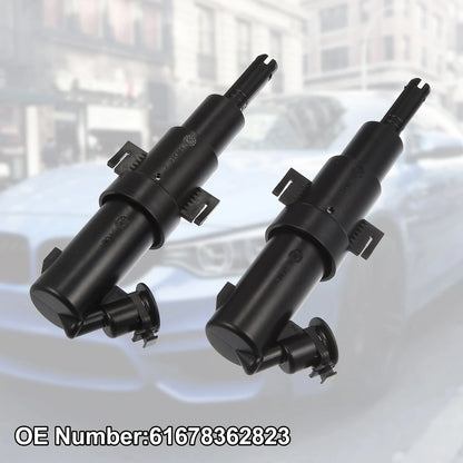 Front Left & Right Headlight Washer Nozzle Sprayer Jet for BMW 323Ci