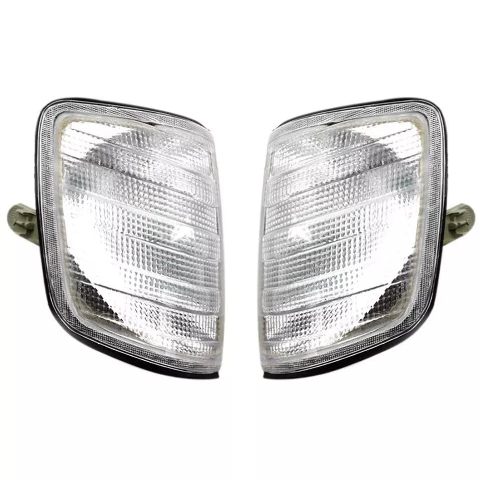 Clear Front Corner Signal Lamp Parking Light for Mercedes E-Class (1985–1995)