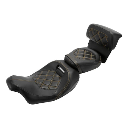 Driver Passenger Seat Backrest for Harley Touring CVO Street Glide (2014-2023)