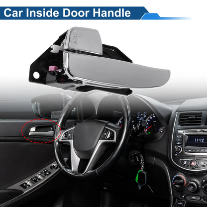 Interior Door Handle for Hyundai Sonata (2001–2005) No. 826103D000 Black Chrome