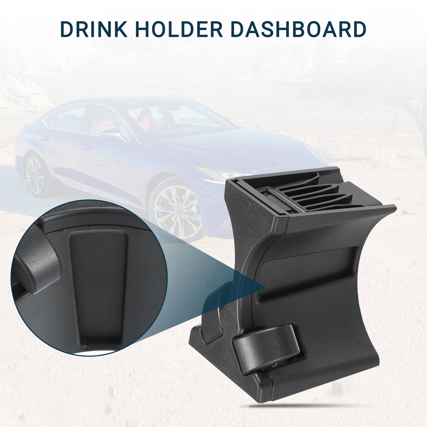 Cup Holder for Lexus ES350 (2007–2012) No. 5898433020 Black