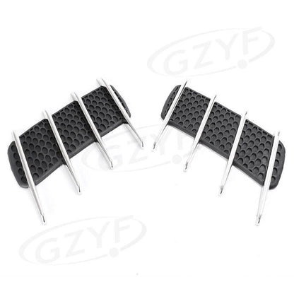 Universal Motorcycle Large Side Knee Pads Windshield Deflector (All Years)