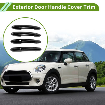 Set of 1 Exterior Door Handle Cover Trim for Mini Cooper F55 (2014–2025) Glossy Black