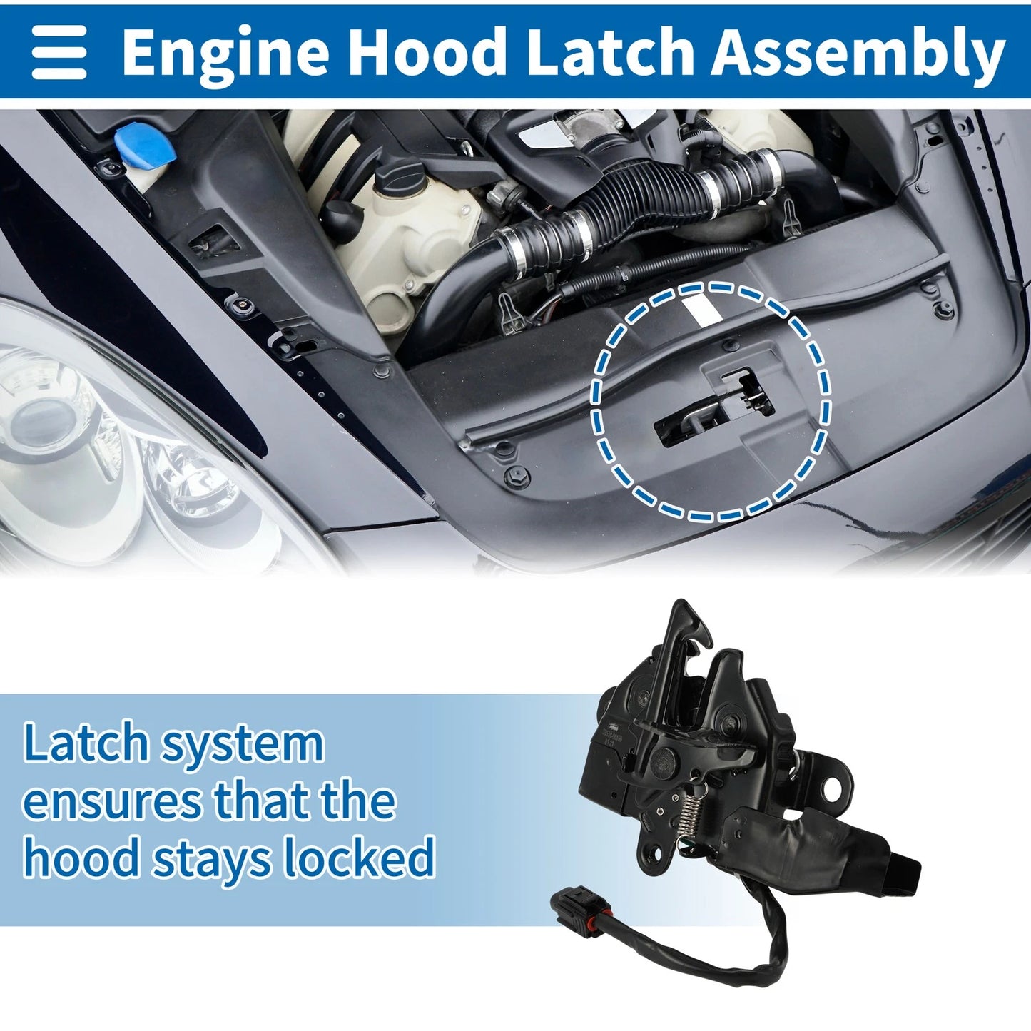 Hood Latch Assembly for Toyota Camry (2006–2015) No. 5351006160
