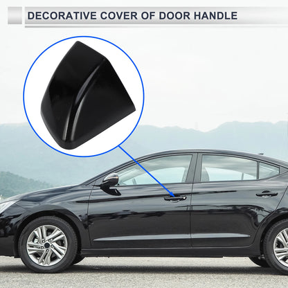 Front Left Door Handle Cover for Porsche Cayenne (2011–2017) No. 95853187900G2X Black