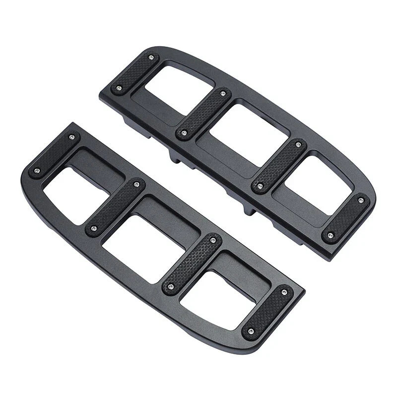 Matte Black Rider Driver Footboard for Harley Fat Boy Heritage Classic (18-24)