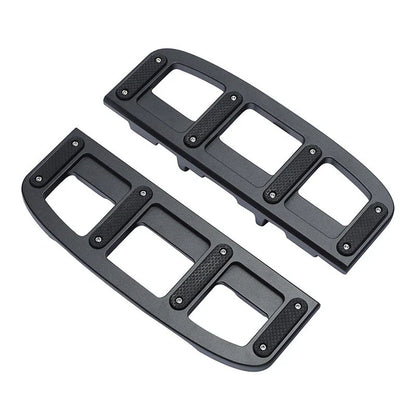 Matte Black Rider Driver Footboard for Harley Fat Boy Heritage Classic (18-24)