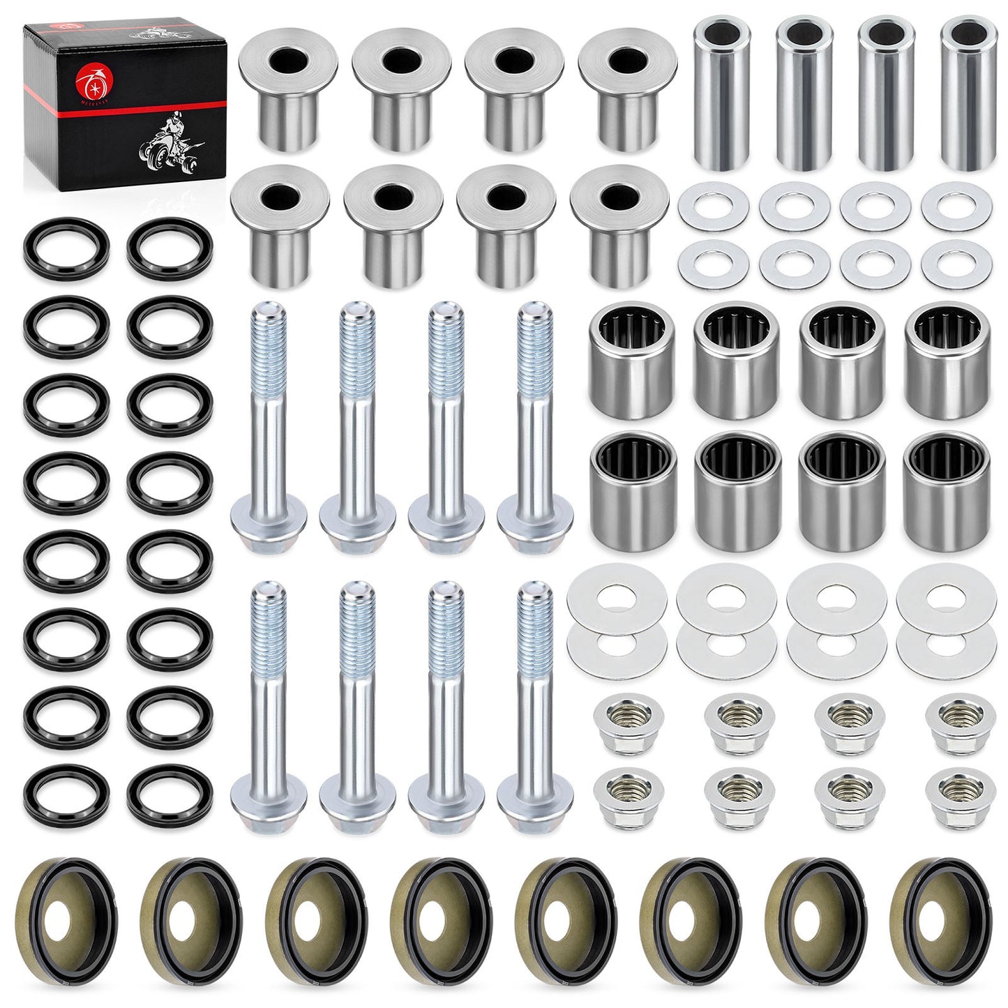 A Arm Bushing Set with Bolts for Suzuki LTZ400 (2003–2008)