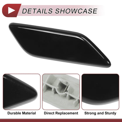 Front Right Washer Nozzle Cover for Honda CR-V 2015-2017 Black 1 x Cap