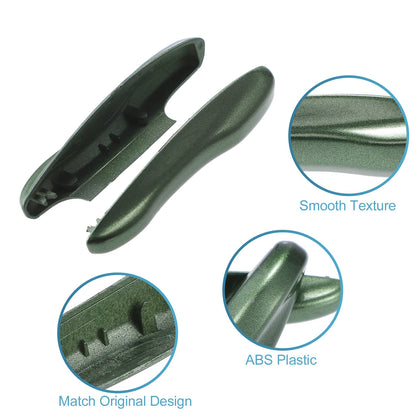 Set of 2 Car Remote Key Side Cover Cases for Porsche Taycan 911 (2020–2021) Green
