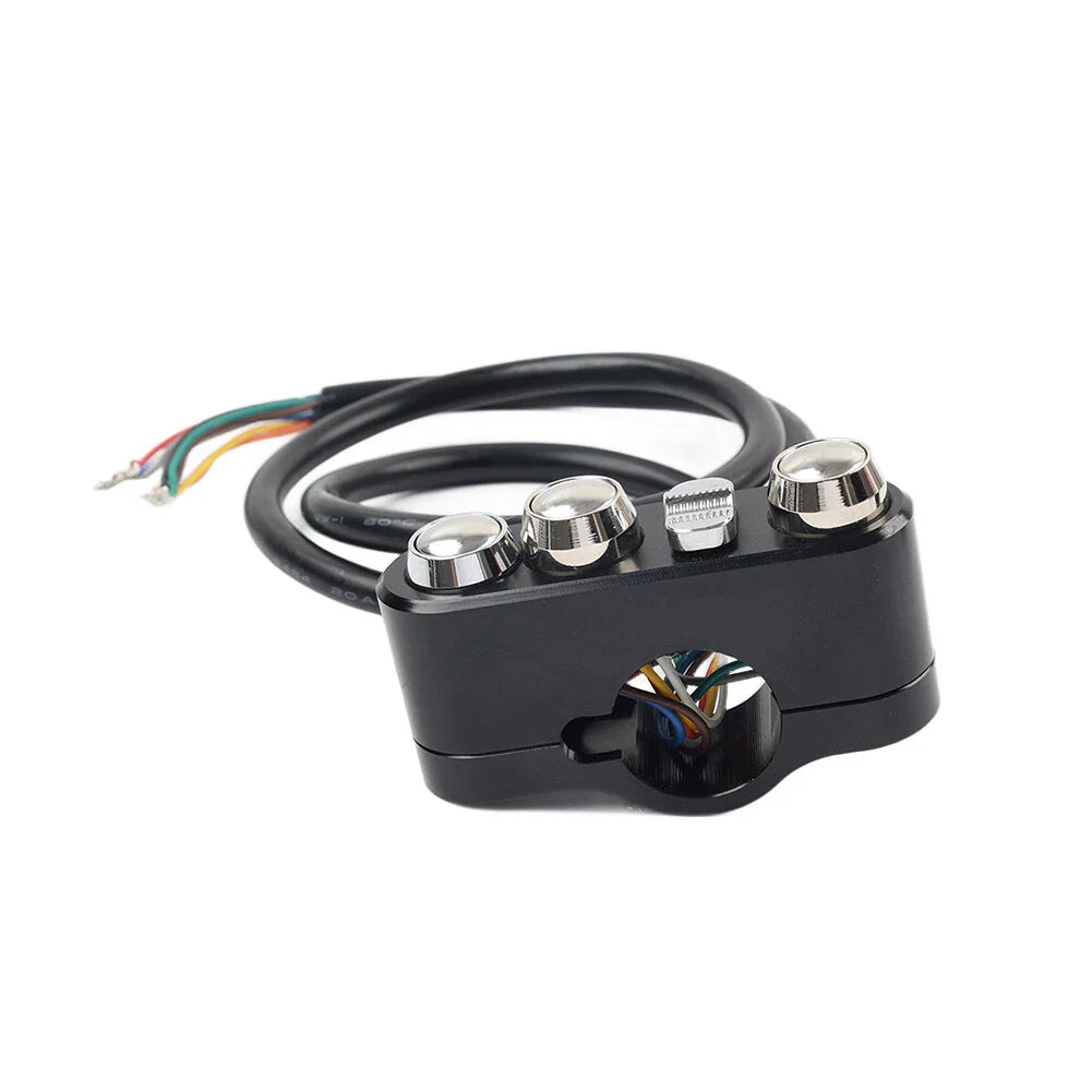 Handlebar Control Switches w/ Wiring Harness for Harley Dyna Sportster (2006-2023)