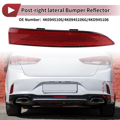 Rear Right Outer Side Bumper Reflector No. 4K0945106 for Audi A6 Quattro (2019–2023)