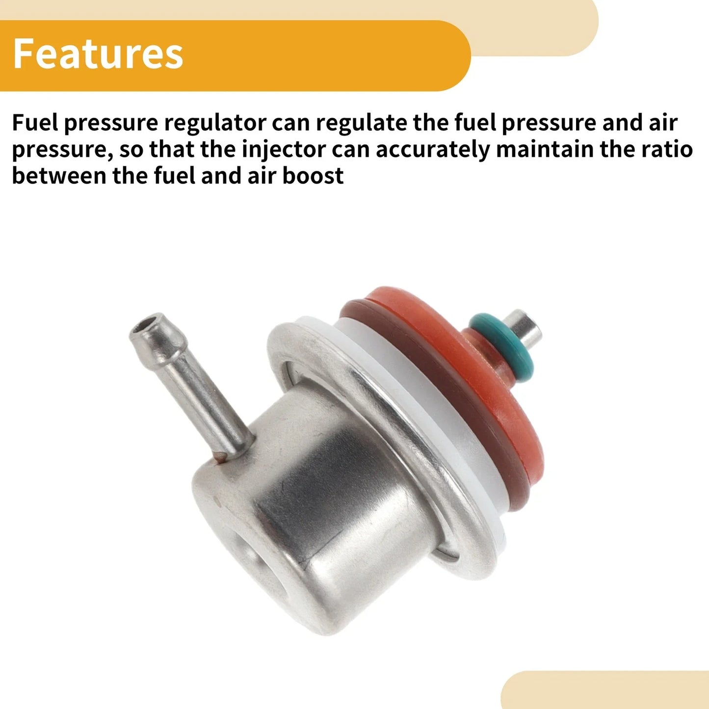 Fuel Pressure Regulator for Chevrolet Blazer 2005 (2005) - 20-70 Psi Metal