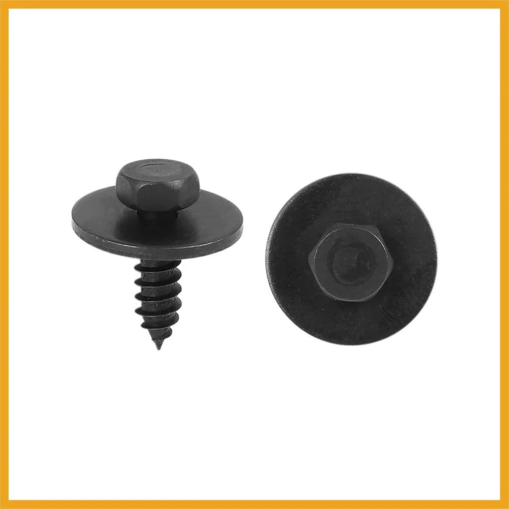 10 Pcs Wheel Arch Trim Hex Head Screws for BMW X5 X6 E46 E60 E90