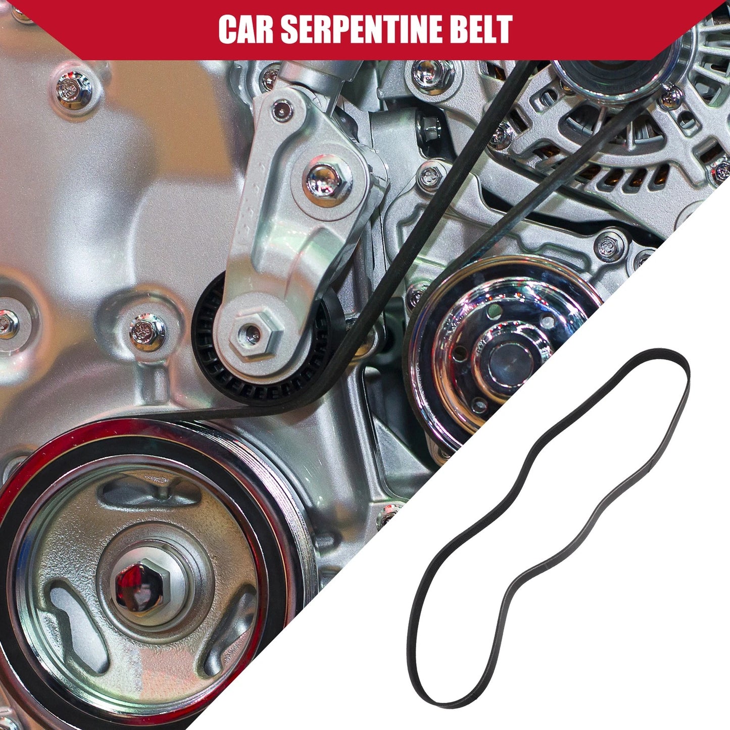 Serpentine Belt No. 99367K1550 for Toyota Highlander (2008–2009) EPDM