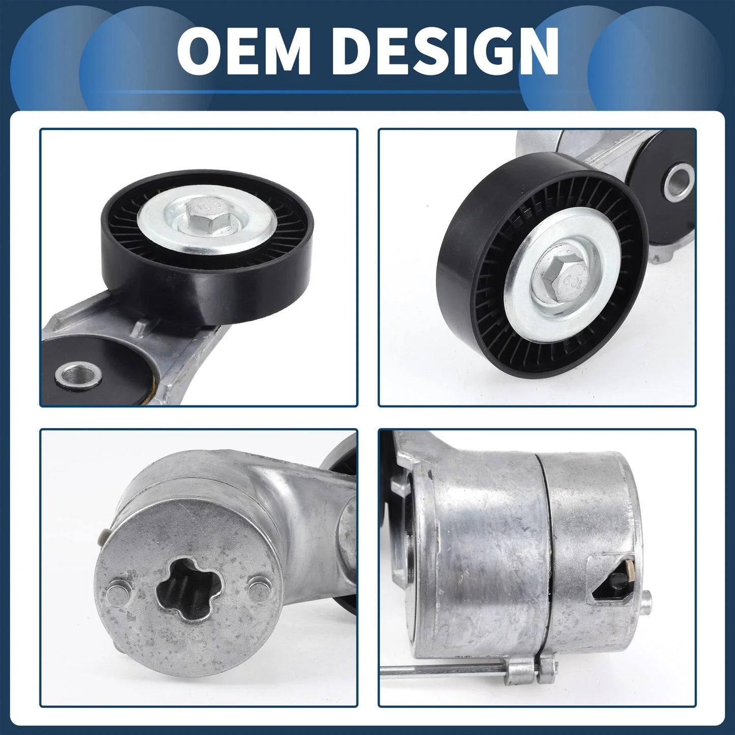 Belt Tensioner for Chevrolet Astra (2008) - Metal, 1 x Piece