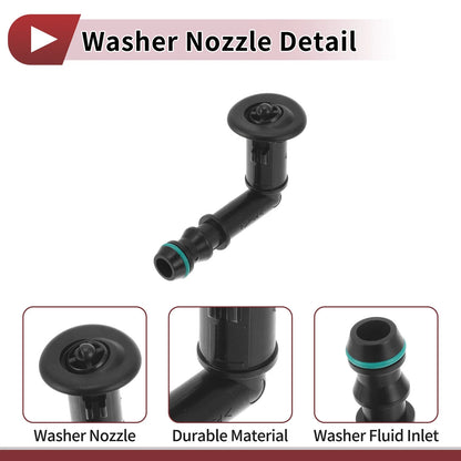 Front Driver Side Headlight Washer Nozzle for Nissan Juke (2010–2018) No. 286421KA0A